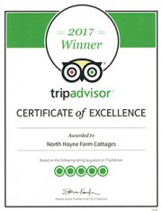 Tripadvisor Certificate of Excellence 2017
