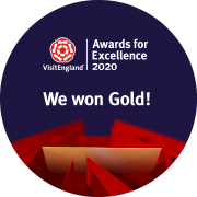 Gold at Visit England Awards 2020 for Self Catering