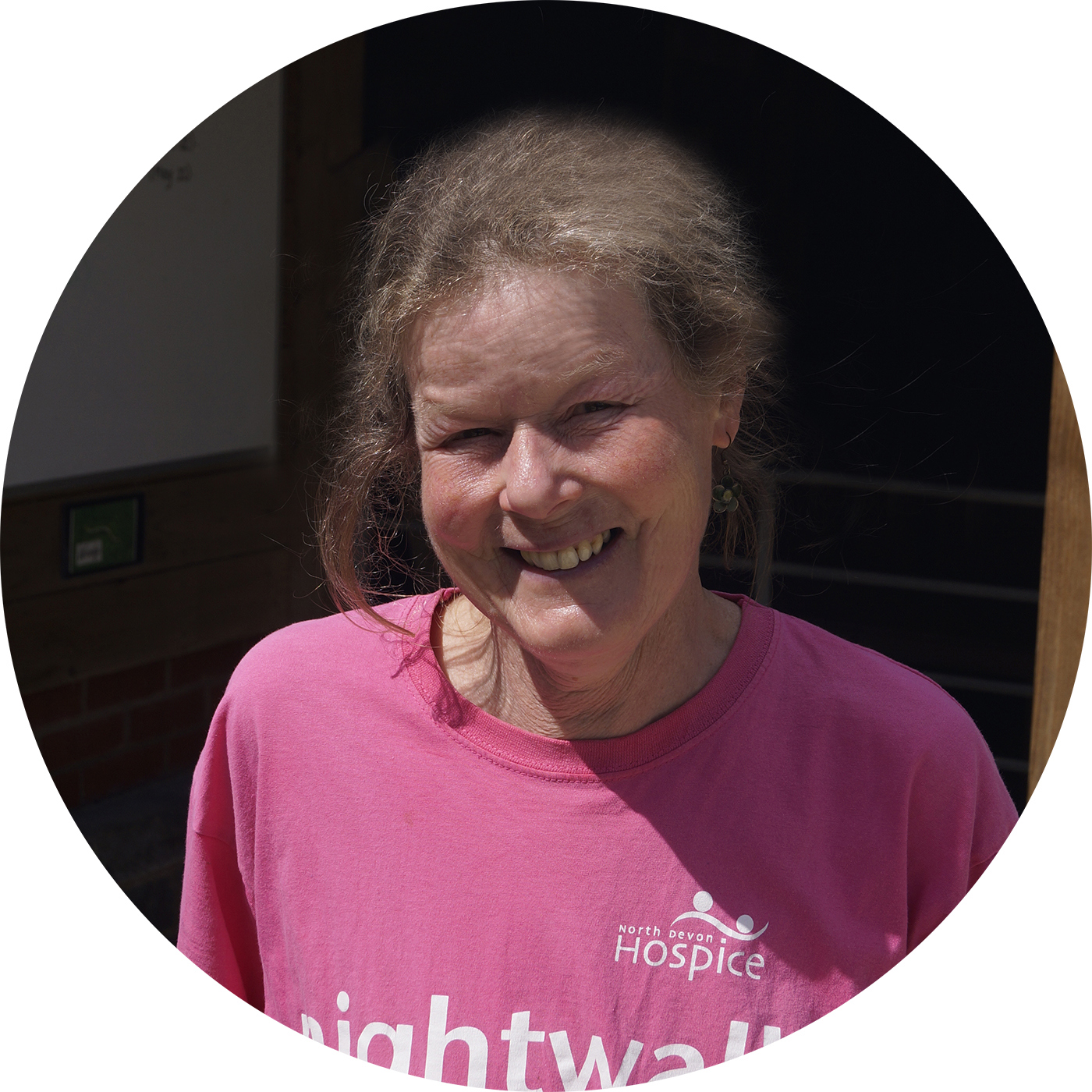 Ruth helps look after the farm animals