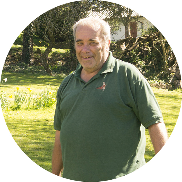 Dave looks after our gardens to keep them looking their best